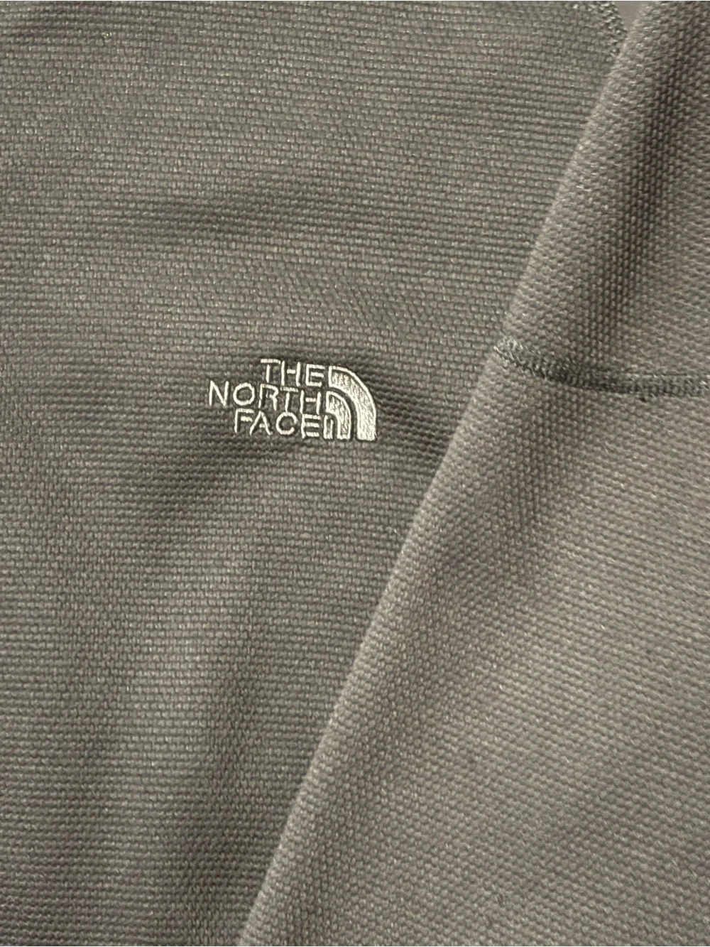 The North Face Men's TKA Stealth Full Zip Fleece Jkt Zip Pockets Black Sz XL EUC